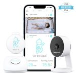 Sense-U Smart Baby Monitor 3+Camera, Audio, Video Baby Monitor That Notifies You for No Abdominal Movement, Rollover, High/Low Temperatures, Detected Motion, with Night Vision, 2-Way Talk, Long Range - Image 7